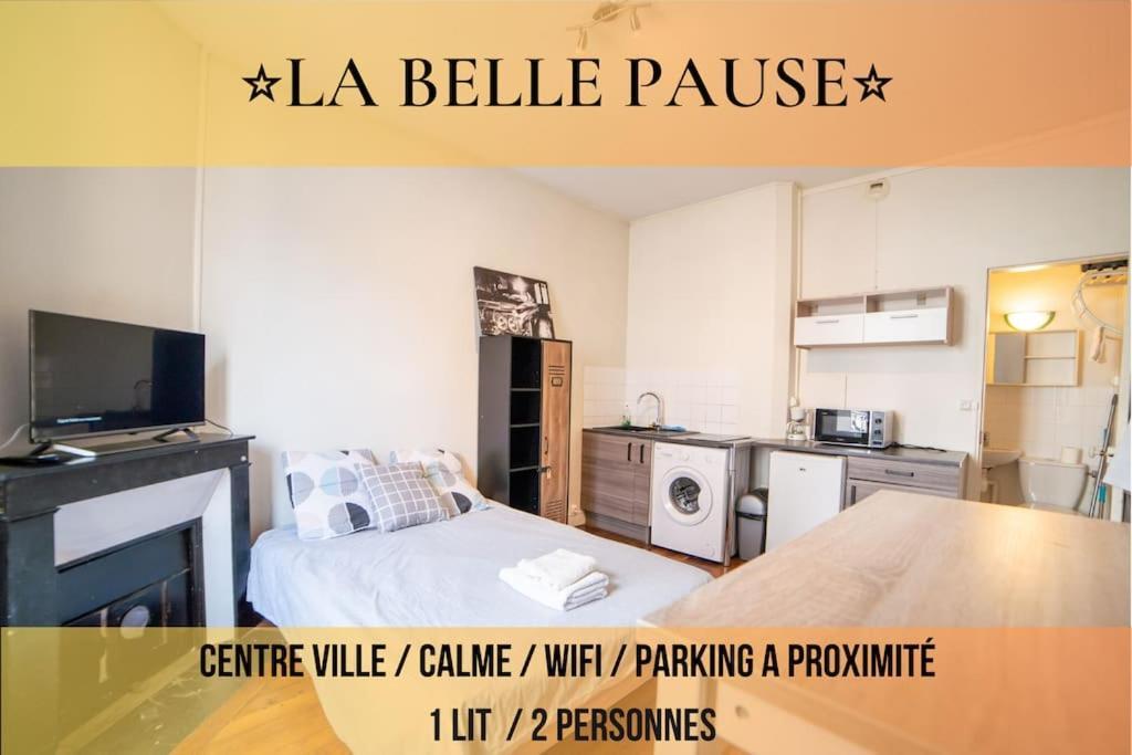 La Belle Pause - Studio Auxerre Proche Parking المظهر الخارجي الصورة