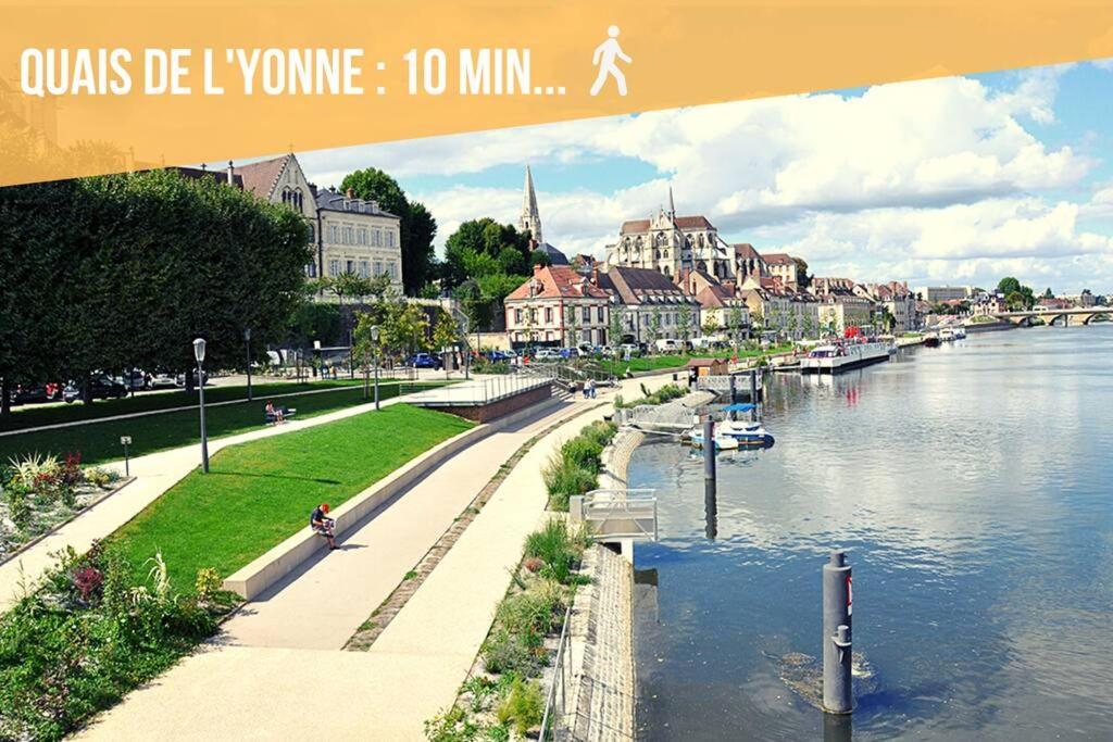 La Belle Pause - Studio Auxerre Proche Parking المظهر الخارجي الصورة